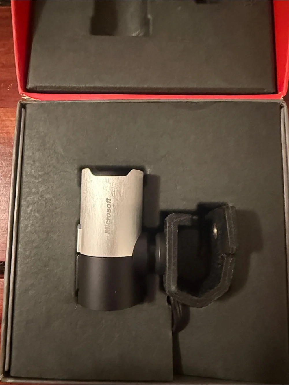 Microsoft LifeCam Studio Webcam - Silver, Black & Red Accents